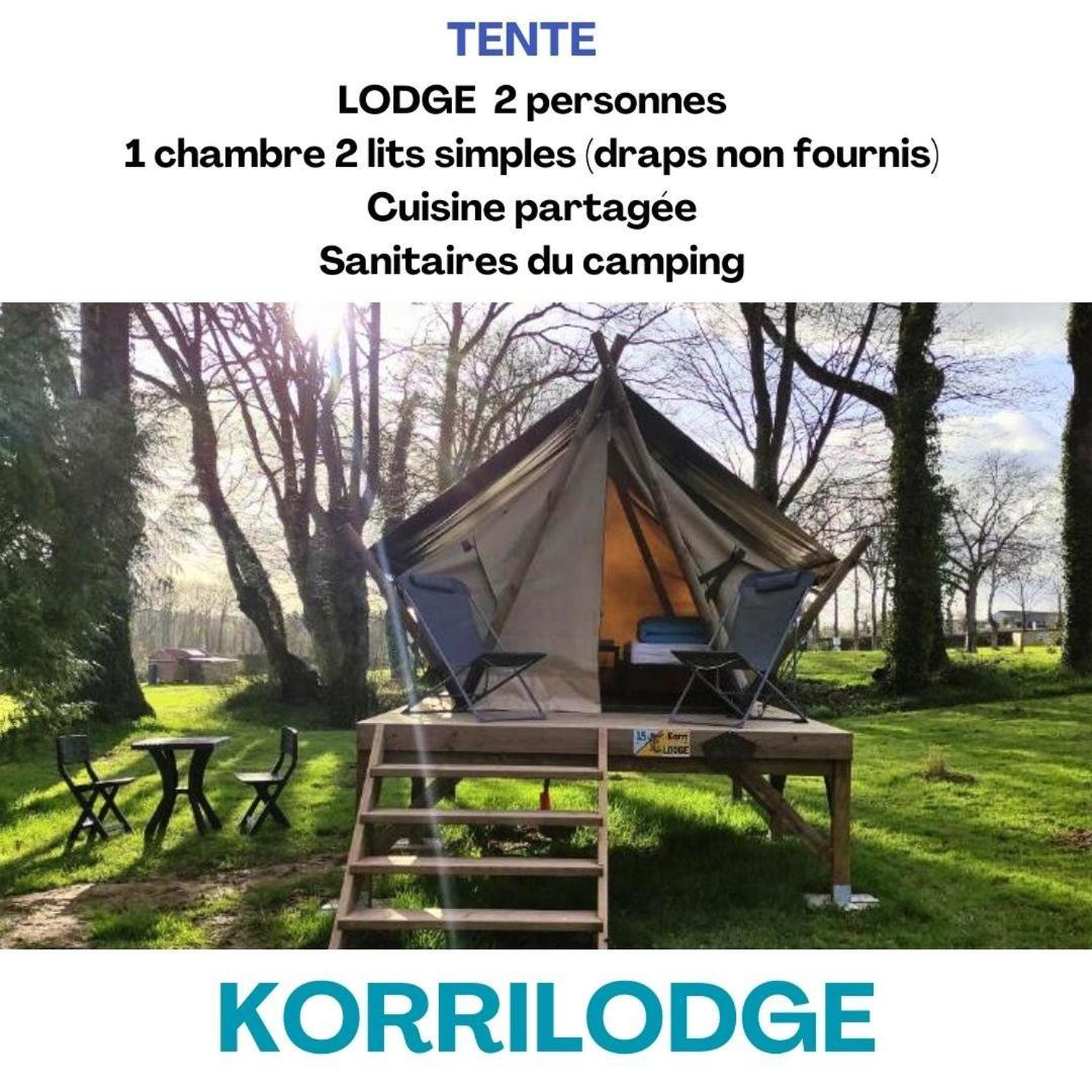 Camping Le Val Aux Fees - Broceliande Concoret Exterior foto